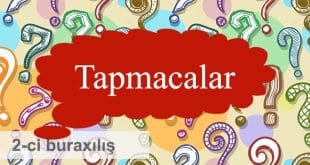Tap tapmaca. 2-ci buraxılış