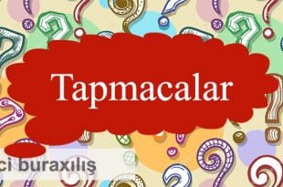 Tap tapmaca. 2-ci buraxılış