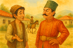 Kasıb və dövlətli nağılı — ağıl və qızılın sınağı