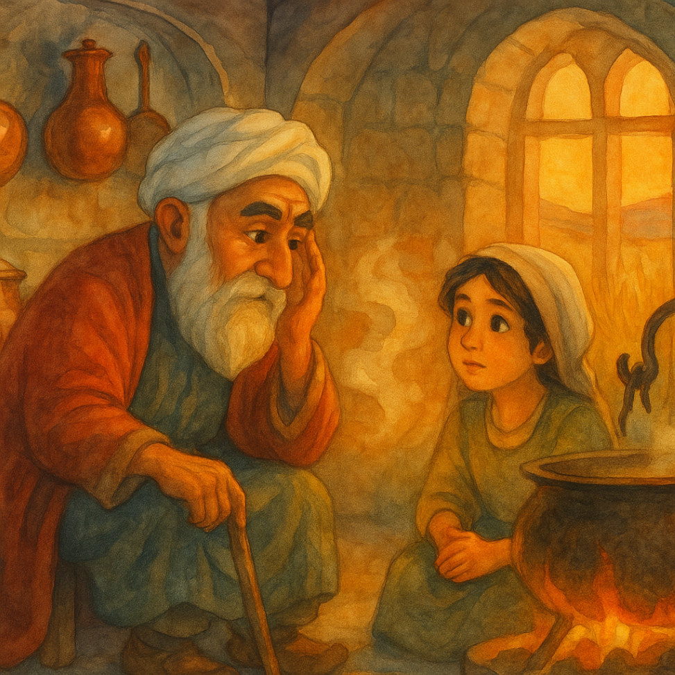 Bilici Baba nağılı — qazanın sirri və ağıllı qız