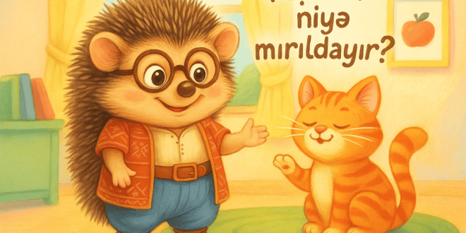 Pişiklər niyə mırıldayır?
