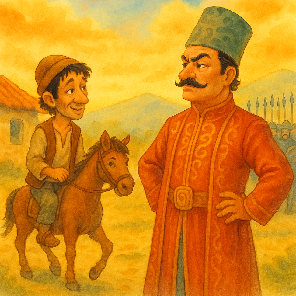 Kasıb və dövlətli nağılı — ağıllı kasıb və sərvətli dövlətli