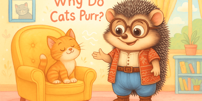 Why Do Cats Purr? | Hedgehog Nuk Wonders